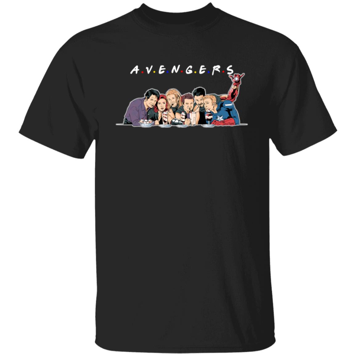 avengers t shirt friends