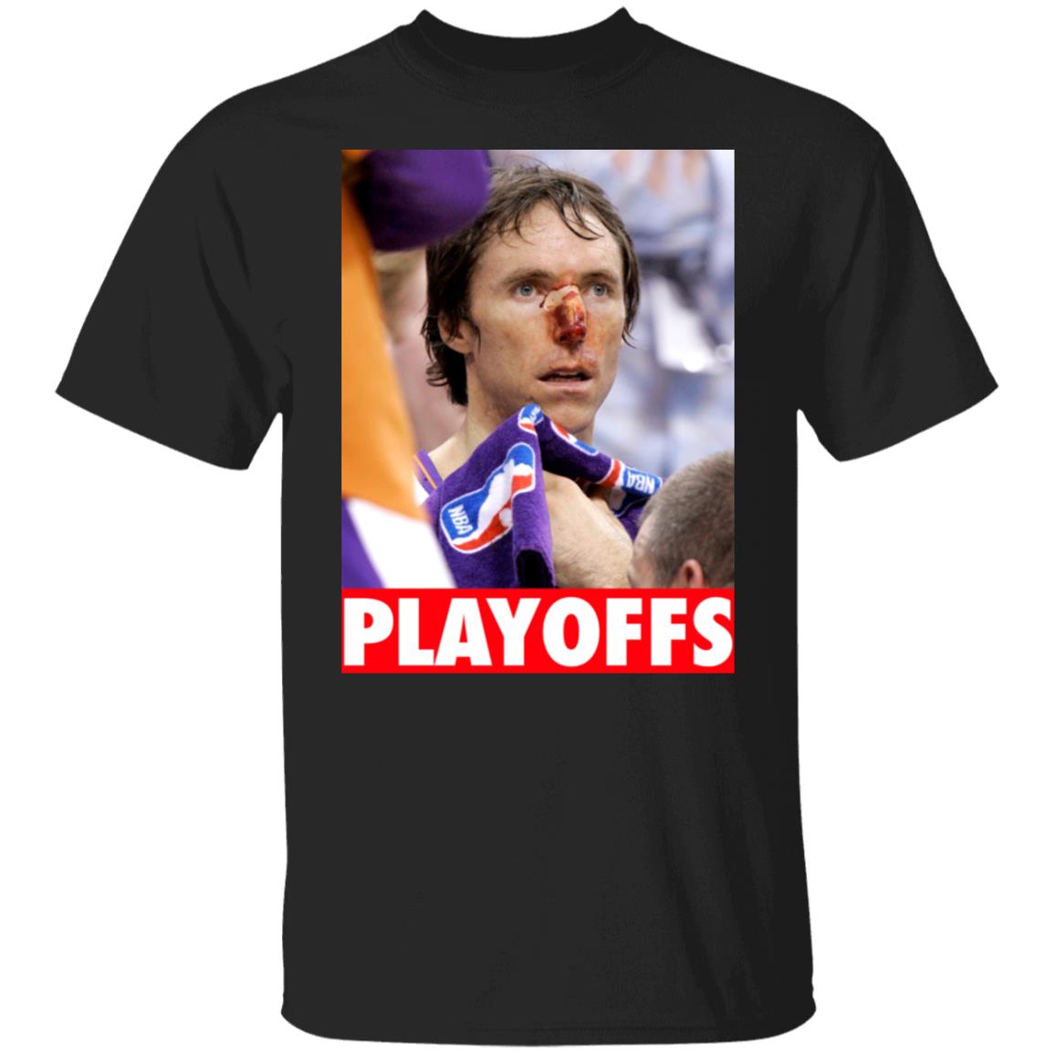 steve nash bloody nose shirt