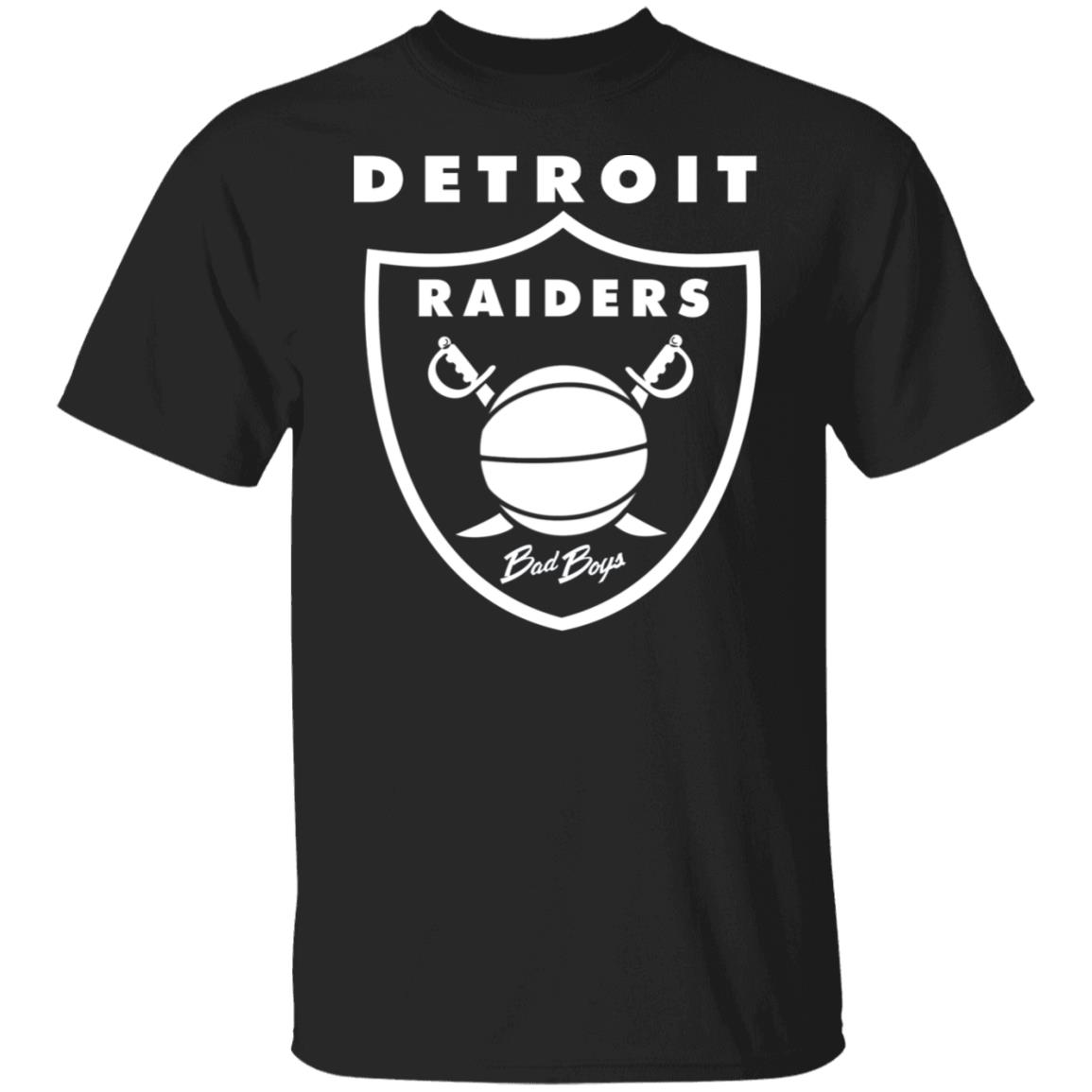 Detroit hot sale raiders shirt