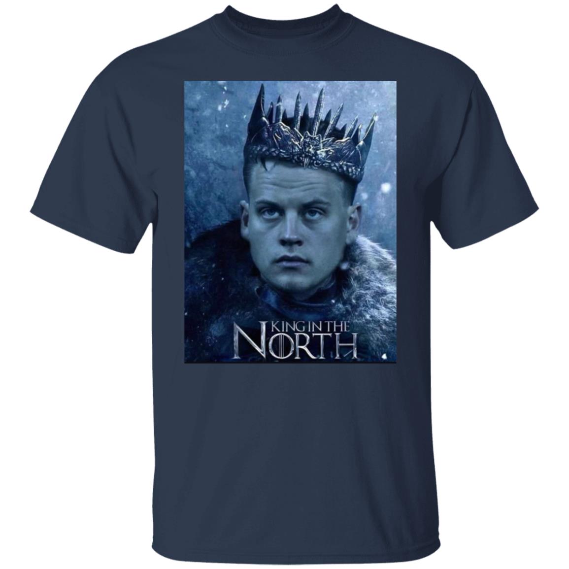 Nice joe Burrow Cincinnati Bengals King In The North 2022 shirt, hoodie,  sweater, long sleeve and tank top