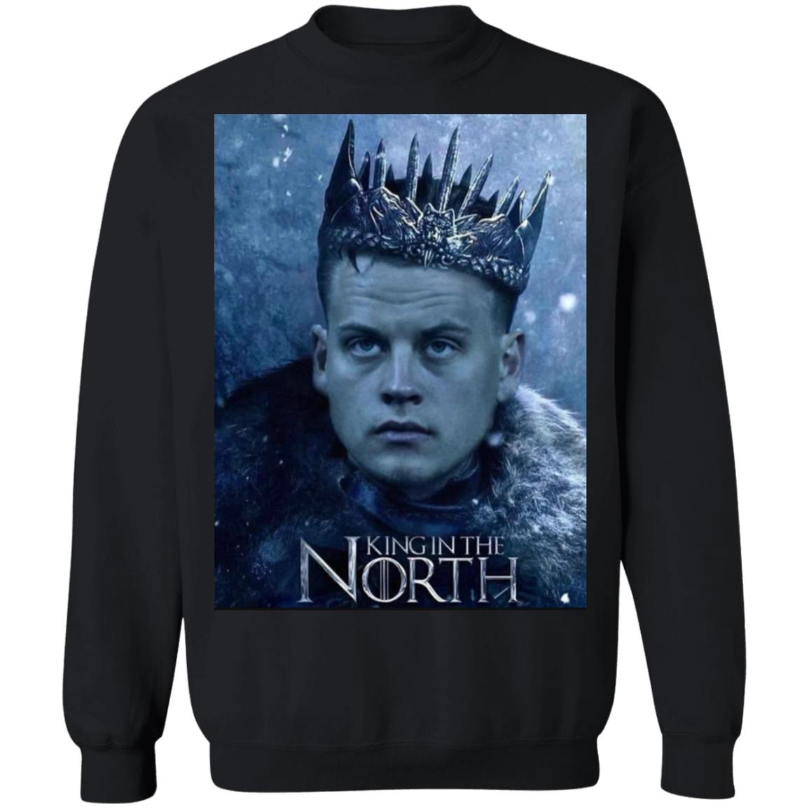 Bengals Joe Burrow King In The North Shirt - Creamtee