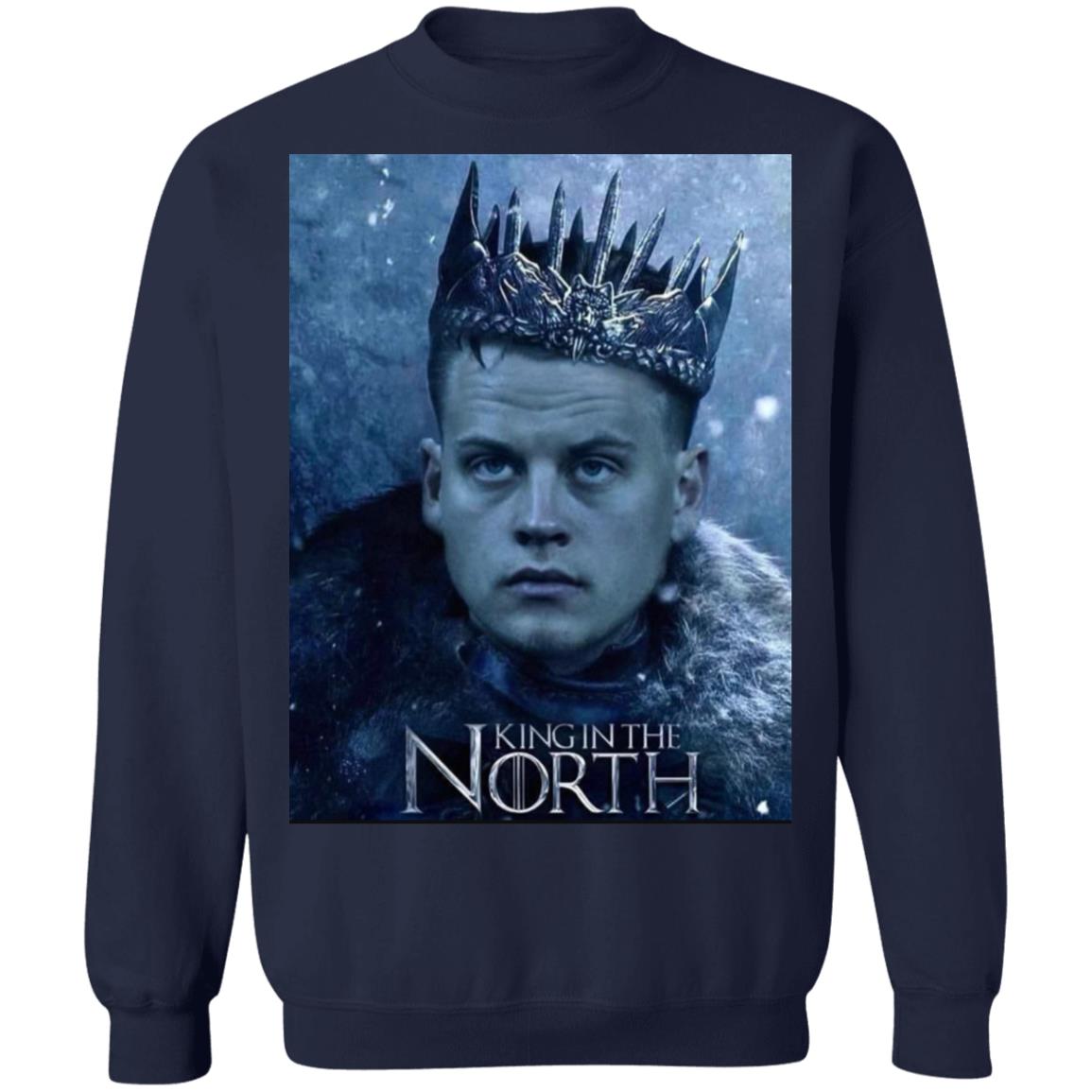 Joe Burrow King In The North Cincinnati Bengals 2022 Shirt