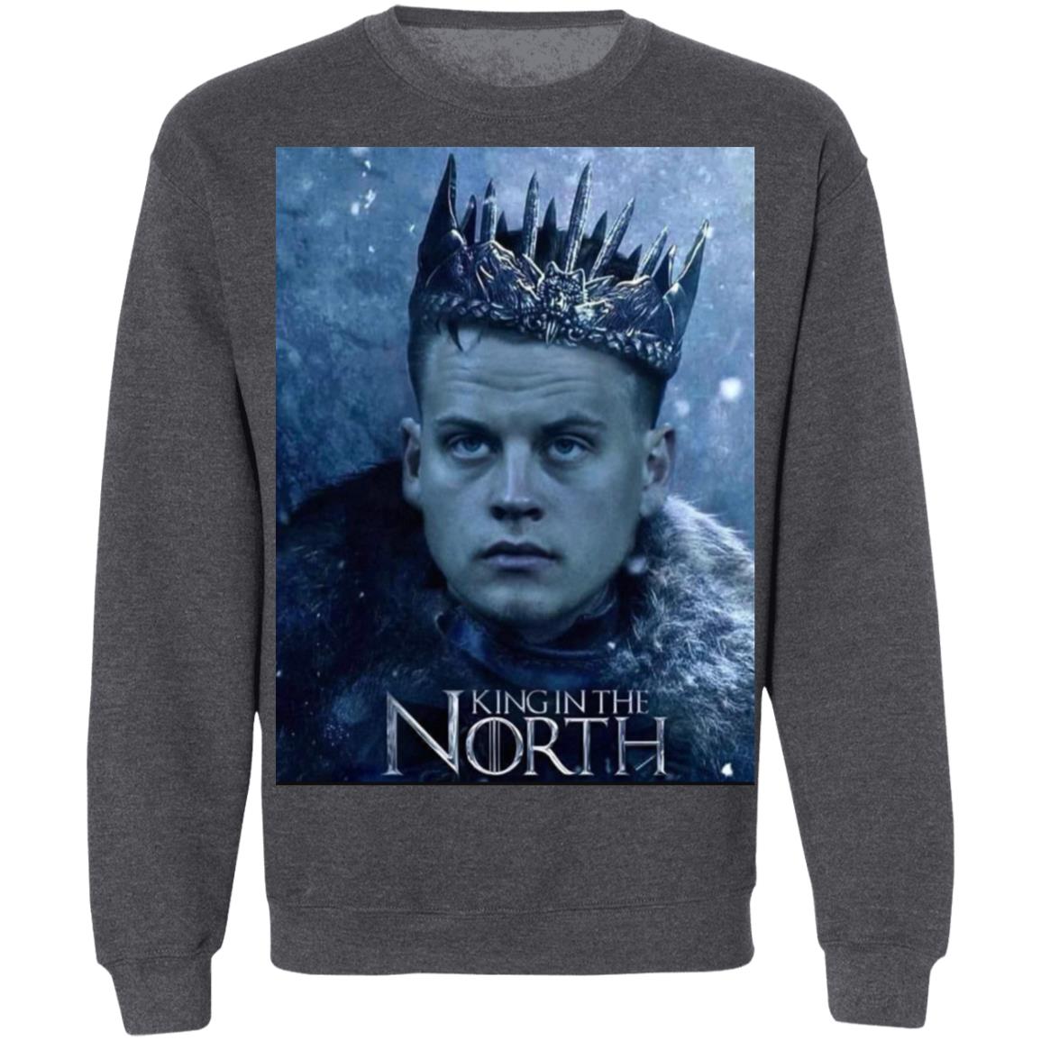 King In The North Joe Burrow Cincinnati Bengals T-shirt, hoodie, sweater  and long sleeve